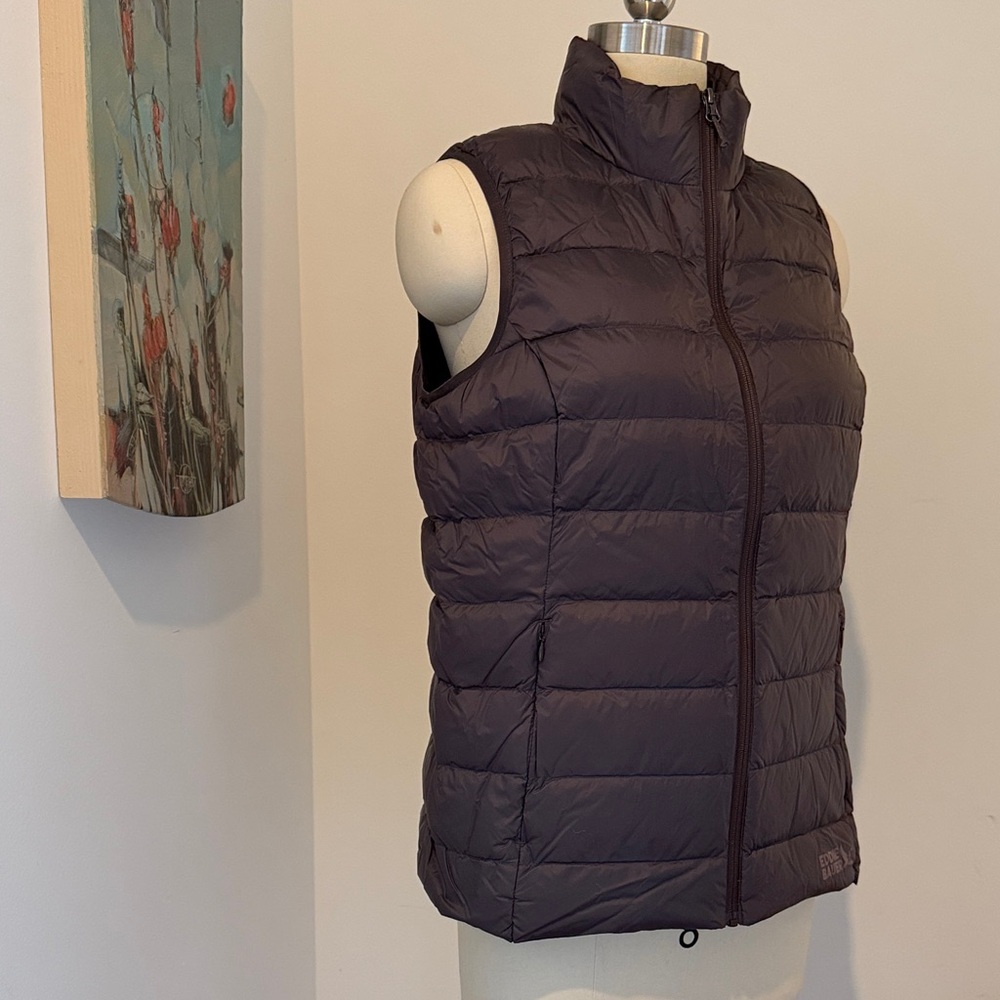 Eddie Bauer Women's Dark Purple Puffer Vest